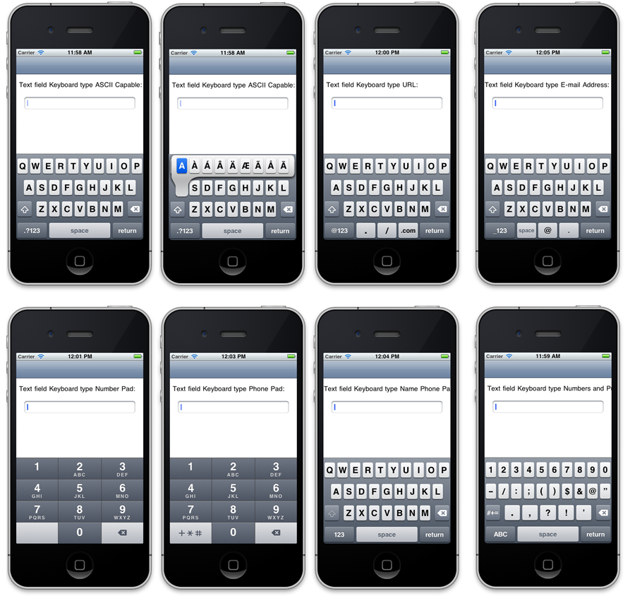 Ios Keyboard Versions Returning with the iOS Keyboard – .NET Development Addict