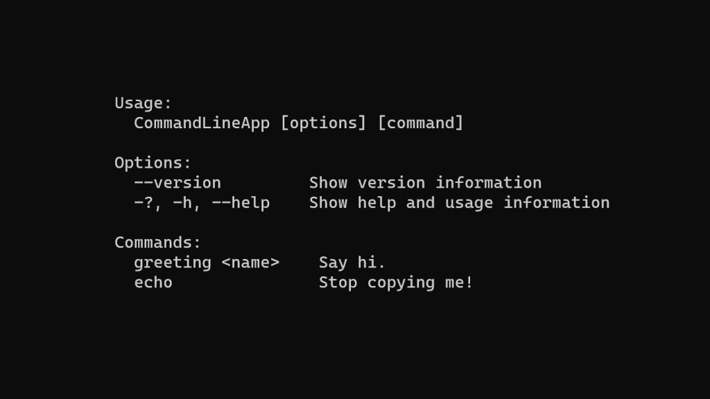 Getting Started with System.CommandLine – .NET Development Addict